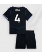 Billige Chelsea Tosin Adarabioyo #4 Tredjedraktsett Barn 2025-26 Kortermet (+ Korte bukser)